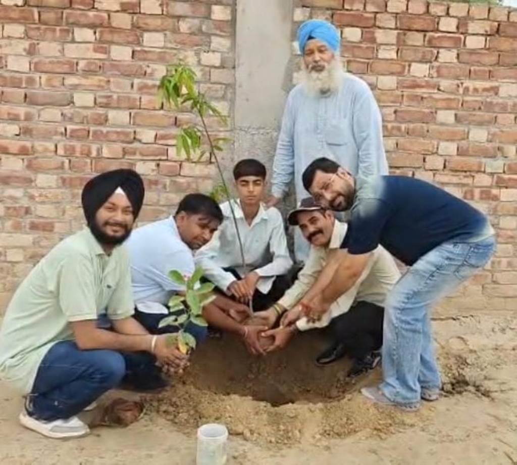 युवा अरोड़वंश वेलफेयर सदस्यों ने की पौधारोपण शुरुआत